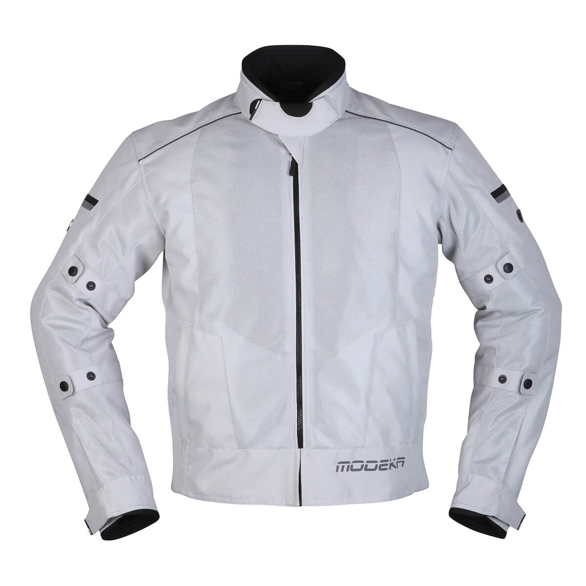 schwarz weiß Modeka AENERGY Herren Sport Textiljacke 