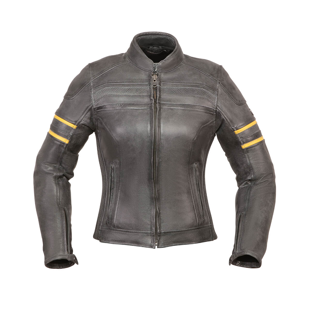 Ladies black leather motorcycle on sale jacket