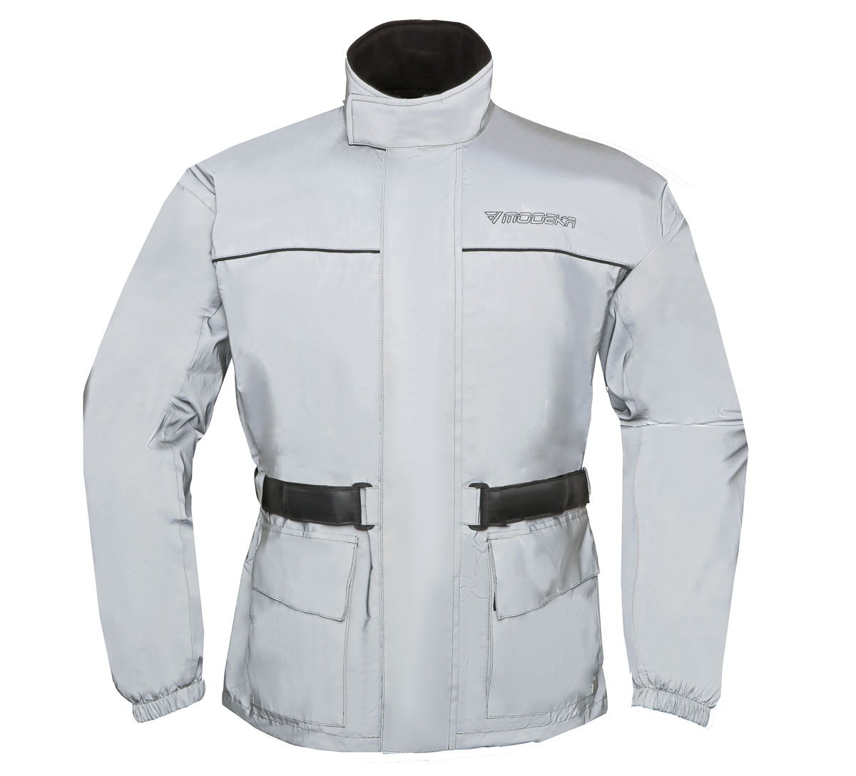 Silver rain outlet jacket